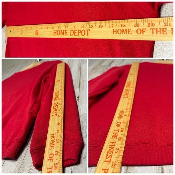 Disney Mickey Mouse Moods Textured Appliqués Sweatshirt Size Junior L (11-13) - Picture 6 of 6